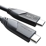 KabelDirekt – 4K USB C Kabel'All-in-One', USB 3.2 Gen 2 – 1 m (überträgt Daten und Video mit 10Gbit/s, lädt mit 100W dank PD3, funktioniert universell als Datenkabel/Ladekabel/Monitorkabel, Schwarz)