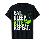 Eat Sleep Kite Repeat - Kitesurf T-Shirt