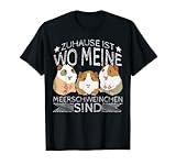 Zuhause ist wo meine Meerschweinchen sind Guinea Pig T-Shirt