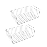 2er Set Metaltex Babette Schrankkorb 40 x 26 x 14 cm, plastifiziert, weiß