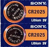 2PC Sony CR2025 2025 Lithium 3 V Armbanduhr Knopfzell-Batterien