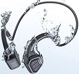 Knochenschall Kopfhörer,IP68 Wasserdicht Offenem Ohr MP3 Player Kabellose Sportkopfhörer Mit 16 GB Kopfhörer Schwimmen, 5.1Bluetooth Kopfhörer Sport für Laufen, Radfahren