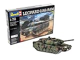 Revell Modellbausatz Panzer 1:72 - Leopard 2 A6/A6M im Maßstab 1:72, Level 4, originalgetreue Nachbildung mit vielen Details, 03180