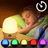 Opard Nachtlicht für Kinder, LED Nachttischlampe Dimmbar Atmosphäre Tischlampe für Schlafzimmer Wohnzimmer