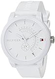 Tommy Hilfiger Unisex Analog Quarz Uhr mit Silikon Armband 1791481