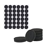 VABNEER 108 Stücke Filzgleiter Selbstklebend Rund, 15mm Schwarz Filz Pads Stühle mit 5mm Dick, Möbelgleiter Bodengleiter Schutz Ihrer Möbel Böden