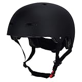 LOOGU Skateboard Helm Scooter BMX Helm Skaterhelm 3 Größen (51-61cm) Fahrradhelm für Kinder Jugendliche Erwachsene Sport Helm – Mit EN1078 Zertifikat