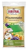 Naturen Pflaumenmaden-Falle Nachrüst-Set, zum Abfangen der Pflaumenwicklermännchen, 2 Pheromon-Dispenser + 2 Leimböden