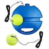 Yue Tennistrainer Tennisball Trainer Praxis Übungswerkzeug mit 2 Rebound Ball und Schnur - Selbstlern Tennistraining Geräte für Erwachsene und Kinder Anfänger Übung Draußen Drinnen