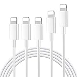 Everdigi Datenkabel für iPhone Kabel 5 Pack USB Ladekaebl (3 * 1m,1 * 1.8m,1 * 2.8m) schnell USB Ladekabel für iPhone 12 11 XS XR X 8 8 Plus 7 7 Plus 6s 6s Plus 6 6 Plus SE 5s 5c 5