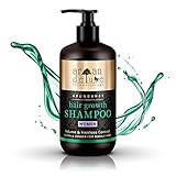 Argan Deluxe Haarwachstums-Shampoo in Friseur-Qualität 300 ml - effektive Hilfe gegen Haarausfall - für kräftiges Haar & mehr Volumen - für Frauen