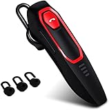 Headset Bluetooth V5.0, Mute-Funktion,80% ENC Geräuschunterdrückung, 30H Lange Sprechzeit, 12g Ultraleicht, Sprachassistent, Bluetooth-Headset für Handys