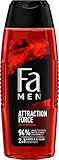 Fa Men 2in1 Körper & Haar Duschgel Attraction Force mit erfrischendem Duft von Bergamotte & Limette, 250 ml