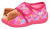 Paw Patrol Skye 3D-Hausschuhe für Mädchen, einfach zu befestigen, für den Innenbereich, rosa Schuhe, Pink Coral, 27 EU