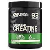 Optimum Nutrition Creatin Monohydrat Pulver, ON Kreatin hergestellt für Leistungssteigerung, 93 Portionen, 317g, Verpackung kann Variieren