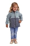 Killtec Unisex Kinder mini Softshelljacke Outdoorjacke mit Kapuze, Rauchblau, 110-116 EU