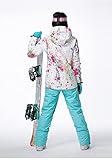 KIZQYN Damen Skianzug Snowboardjacke Outdoor Wandern und Camping Mantel Winter Winddichte Kleidung for Frauen Damen Skijacke (Color : 1, Size : XS)