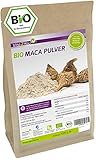 Maca Pulver 1kg - Bio Qualität - Maca-Wurzel - ganze Knolle gemahlen - 1000g im Zippbeutel - Premium Qualität