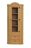 Eckschrank New Mexico Kiefer massiv Natur