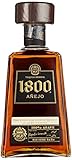 1800 Añejo Tequila 38% vol. (1 x 0,7l) – Premium-Tequila aus Mexiko – Hergestellt aus 100% blauer Weber-Agave – Gereift in Fässern aus amerikanischer und französischer Eiche