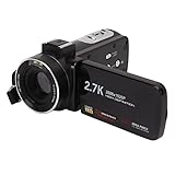 DSLR-Kamera Videokamera-Camcorder, 2,7 K 48 MP Full-HD-Digitalvideokamera, 3,0-Zoll-IPS-Bildschirm, 18-facher Digitaler Zoom, Videokamera-Camcorder, Intelligenter Ferngesteuerter Videokamera-Camcorder