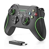 Wireless Xbox Controller für Xbox One/Series X|S Elite Controller/PC mit Akkuladegerät, Drahtloses 2,4G Gamepad mit Doppelter Vibration, Bluetooth Gamepad Joystick…