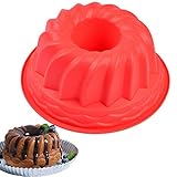 Silikonbackform Tortenformen Kuchenform Backform für Gugelhupf Saftigen Runde Backform BPA-frei Silikon Backform Gugelhupf Mini Gugelhupfform Beschichtet Traditionelle Backform Antihaftbeschichtet