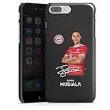 DeinDesign Premium Case kompatibel mit Apple iPhone 7 Plus Smartphone Handyhülle Schutzhülle glänzend Jamal Musiala Offizielles Lizenzprodukt FC Bayern München