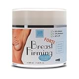 FORTE Bruststraffungscreme mit Collagen & Bockshornklee zur Straffung, Straffung, Vergrößerung und Volumenbildung der Brust - Creme für Brust, Hals & Dekolleté - 200 ml