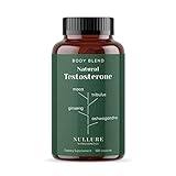 Testosteron Natürlicher Booster Nullure I Vegan I - Ashwagandha + Ginseng + Maca + Zink + Bockshornklee + Tribulus Terrestris I Verbessern Sie Leistung und Libido - 120 Kapseln (2 Monate)