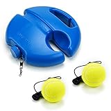 PROVO Tennis Trainer, Tennistrainer Set Trainer Baseboard mit 2 Rebound Ball, Tennis Selbststudium Praxis Training Tool für Anfänger Kinder Erwachsene