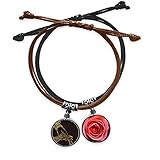 Kulturreligion Handschal Muster Armband Seil Handkette Leder Rose Armband