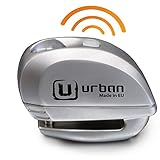 Urban Security UR22 Diebstahlsicherung Bremsscheibenschloss Motorrad mit Alarm 120 dB Warnung, ø 6 mm, Metall