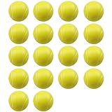 Juliyeh WideSmart 18Pcs Schaumstoffbälle, Mini Soft Bälle Softball Kinderball Schaumstoff-Tennisbälle Schwamm Tennisball Antistressbälle Bouncy Kickball Spielball für Indoor Outdoor, 6.3cm