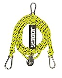 Jobe Schleppdreieck mit Pulley 12ft 2P Wasserski Leine, Mehrfarbig, One Size