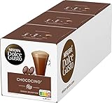 NESCAFÉ Dolce Gusto Chococino | 48 Kapseln Trinkschokolade | Feiner Kakao Geschmack | Cremige Milch und beste Schokolade | Schnelle Zubereitung | Aromaversiegelte Kapseln | 3er Pack (3 x 16 Kapseln)