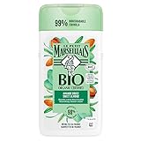 Le Petit Marseillais bio-zertifizierte Duschcreme Süssmandel (250ml), pH-hautneutrale Pflegedusche & sanfte Aromadusche mit besonders angenehmen Duft, spendet Feuchtigkeit und erfrischt