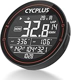 CYCPLUS Fahrradcomputer GPS Fahrradtacho Kabellos, Wasserdicht IPX6 Fahrrad Computer ANT+ Drahtloser Radcomputer, Rennrad Bluetooth 5.0 und Kilometerzähler, kompatible mit Strava, Schwarz