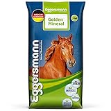 Eggersmann Golden Mineral – Mineralfuttermittel für Pferde und Ponys – Zur Ergänzung des Grundfutters – 25 kg Sack