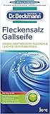 Dr. Beckmann Fleckensalz | Gegen hartnäckige Flecken und leichte Verfärbungen | Für die Waschmaschine und zum Einweichen | Mit Gallseife | 500 g
