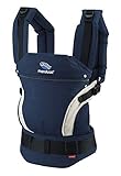 manduca FIRST Babytrage   Baby- und Kindertrage mit Rückenverlängerung & ergonomischen Hüftgurt für Kinder von 3,5 bis 20kg (HempCotton navy)