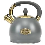 Flötenkessel Whistling Kettle Teekanne Wasserkanne Wasserkessel,2,8 Liter