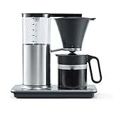 Wilfa CLASSIC TALL Filterkaffeemaschine – 1,25 Liter Wassertank – 10 Tassen – Glaskanne – Tropf-Stopp Funktion – Auto-Abschaltung, silber