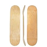 bimiti 2 Stück 7-lagigem Ahorn-Deck konkaves Skateboard, DIY Blank-Skateboard-Deck, für Kinder ,Erwachsene, Mädchen, Jungen, Anfänger und Profis