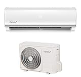 Comfee Split-Klimageräte MSAF5-12HRDN8-QE R32 SET, Leise Festinstallierte Split Klimaanlage für Räume bis ca. 103 m³(41 ㎡), 11000 BTU, 3,2 kW, Luftkühlung/luftheizung/Luftentfeuchter, EEK A+/A++