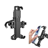 Fahrrad-Handyhalterung – Universal-Motorrad-Halterung, Anti-Shake, Fahrrad-Handyhalterung, 360° drehbar für 11,4–17,8 cm (4,5–7 Zoll) Smartphone (Rückspiegel)