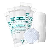 Medrull 15 Stück 10cm x 4m Mullbinden Set - Fixierbinden Groß - Verbandsmaterial ULTRA CREPP