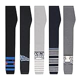 L&K-II 5er Pack Jungen Leggings Kinder Hosen Pants Herbst Frühling 100% Baumwolle Knöchellang 2752 122-128