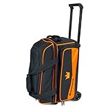 Brunswick Unisex-Erwachsene Zone Doppelrolle, Orange Bowlingtasche