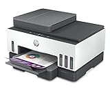 HP Smart Tank 7605 All-in-One Multifunktionsdrucker (Drucker, Scanner, Kopierer, FAX, ADF, WLAN, LAN, AirPrint, inklusive Tinte für etwa 3 Jahre) für Fotos und Dokumente, bis zu 1200 Seiten im Monat